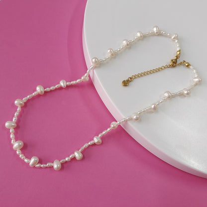 1 Piece Fashion Geometric Freshwater Pearl Necklace