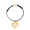 1 Piece Casual Fashion Classic Style Heart Shape Alloy Plating Gold Plated Women's Pendant Necklace