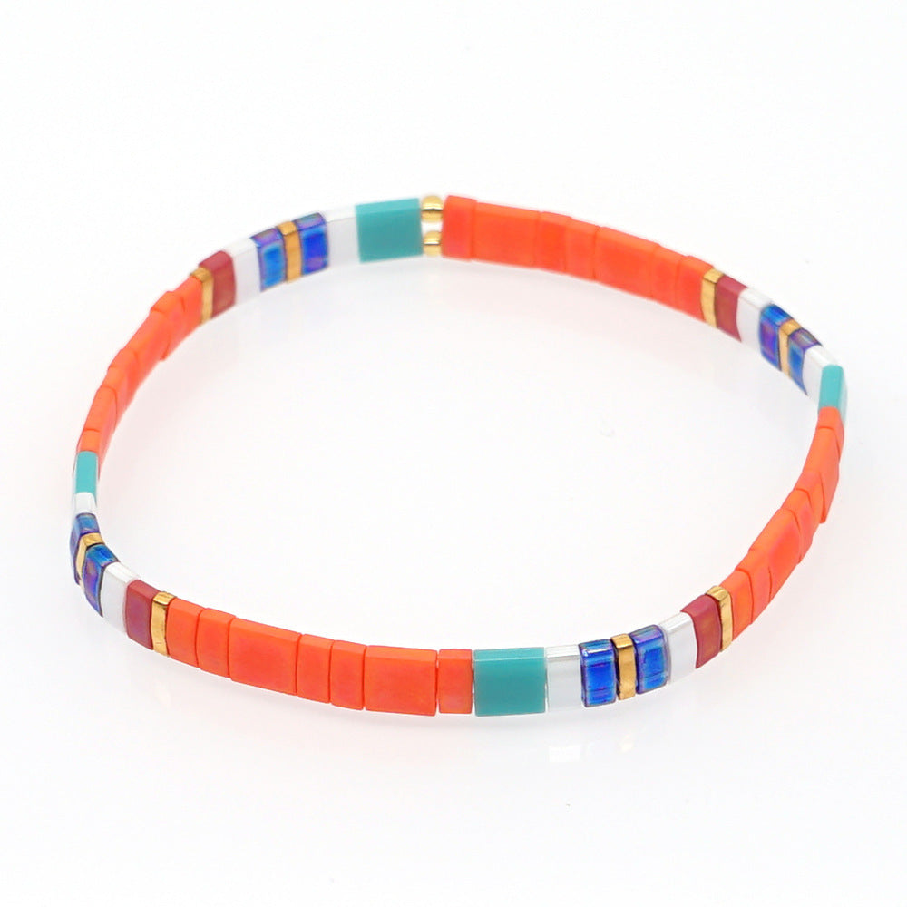 Fashion Rhombus Miyuki Tila Beads Wholesale Bracelets