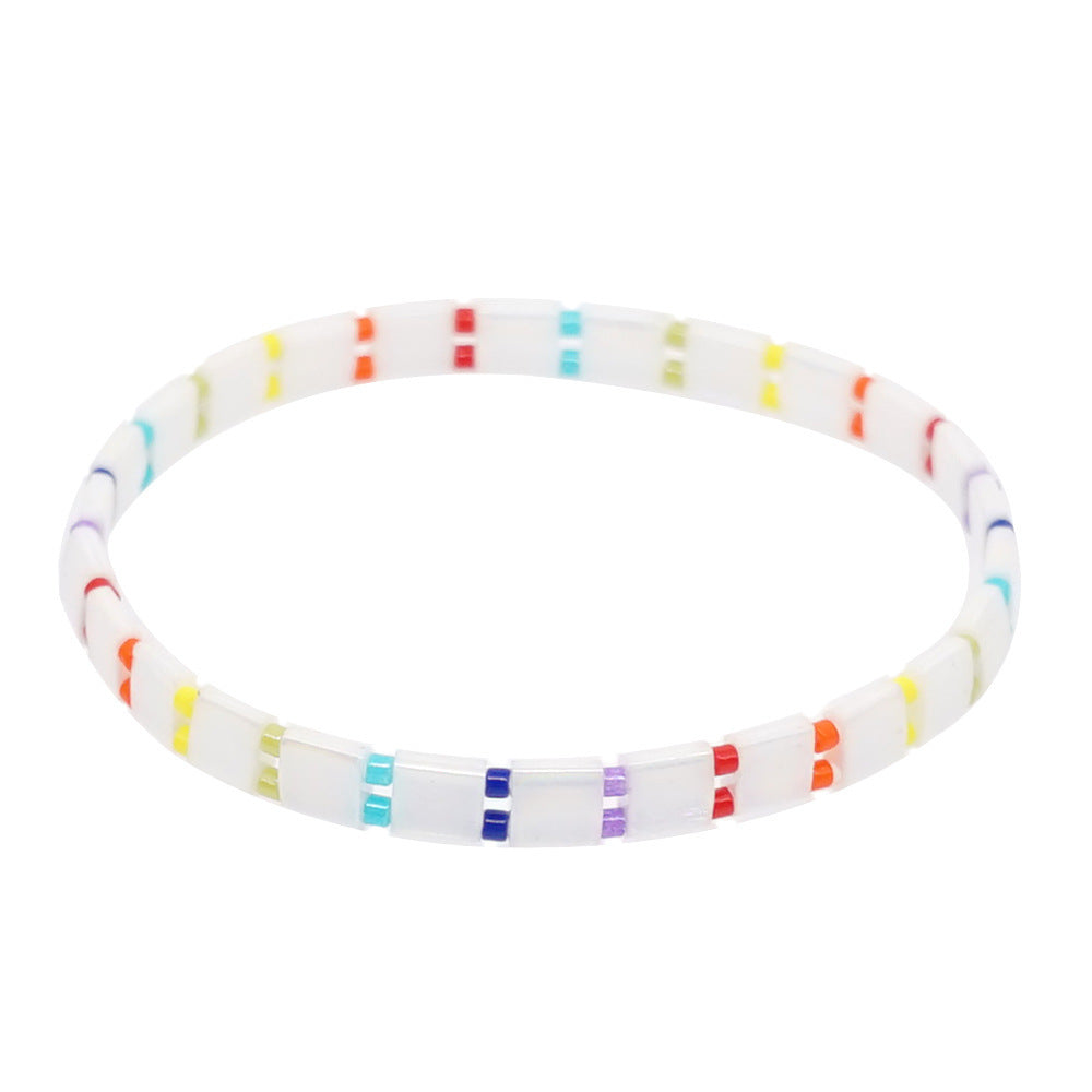 Fashion Rhombus Miyuki Tila Beads Wholesale Bracelets