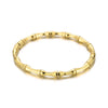 Fashion Bamboo Joint Titanium Steel Plating Bangle