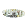 2 Piece Set Retro Owl Alloy Natural Stone Turquoise Plating Unisex Bracelets