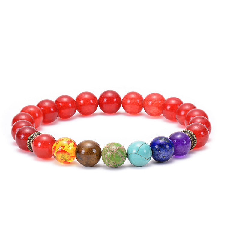 Fashion Colorful Natural Stone Beaded Bracelets