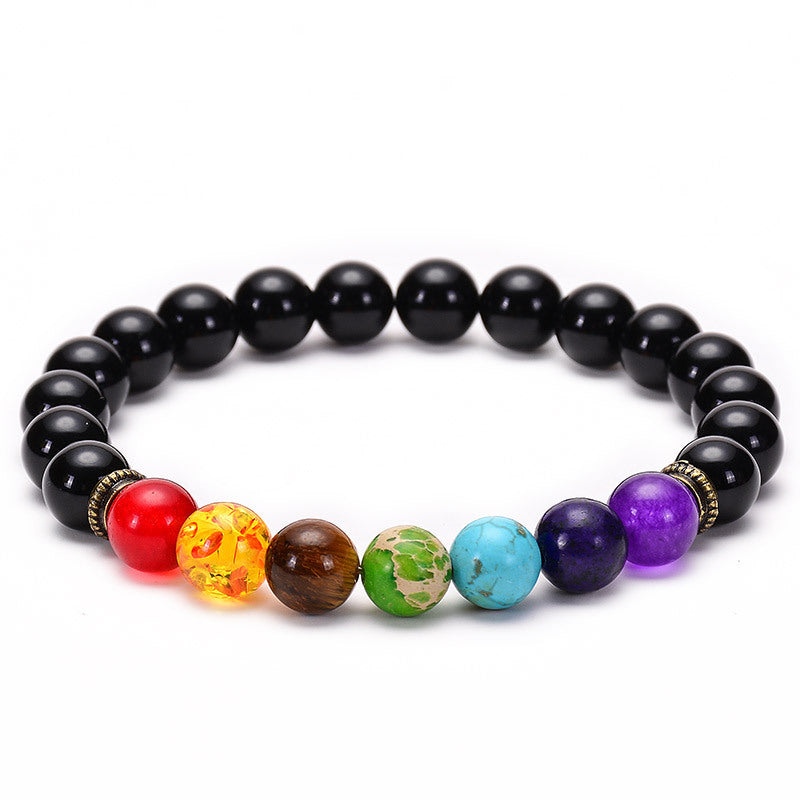 Fashion Colorful Natural Stone Beaded Bracelets