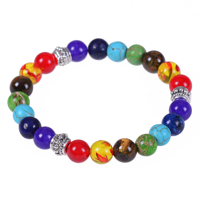 Fashion Colorful Natural Stone Beaded Bracelets