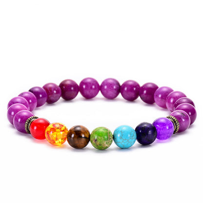 Fashion Colorful Natural Stone Beaded Bracelets