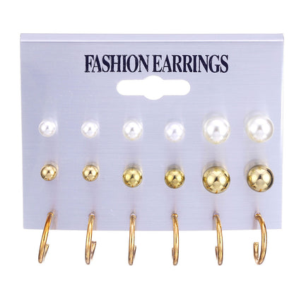 Simple Style Geometric Alloy Plating Women's Earrings