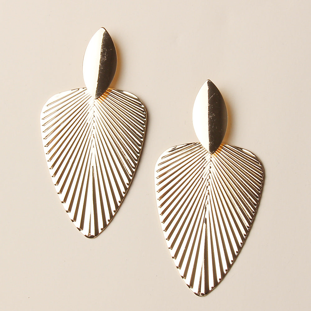 1 Pair Fashion Leaf Alloy Women's Drop Earrings