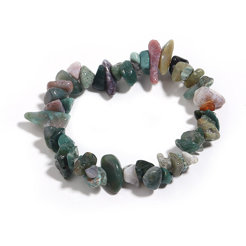 Retro Geometric Natural Stone Agate Bracelets