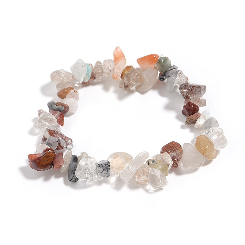 Retro Geometric Natural Stone Agate Bracelets