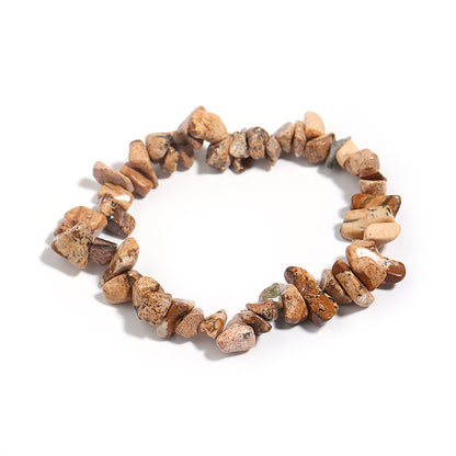 Retro Geometric Natural Stone Agate Bracelets