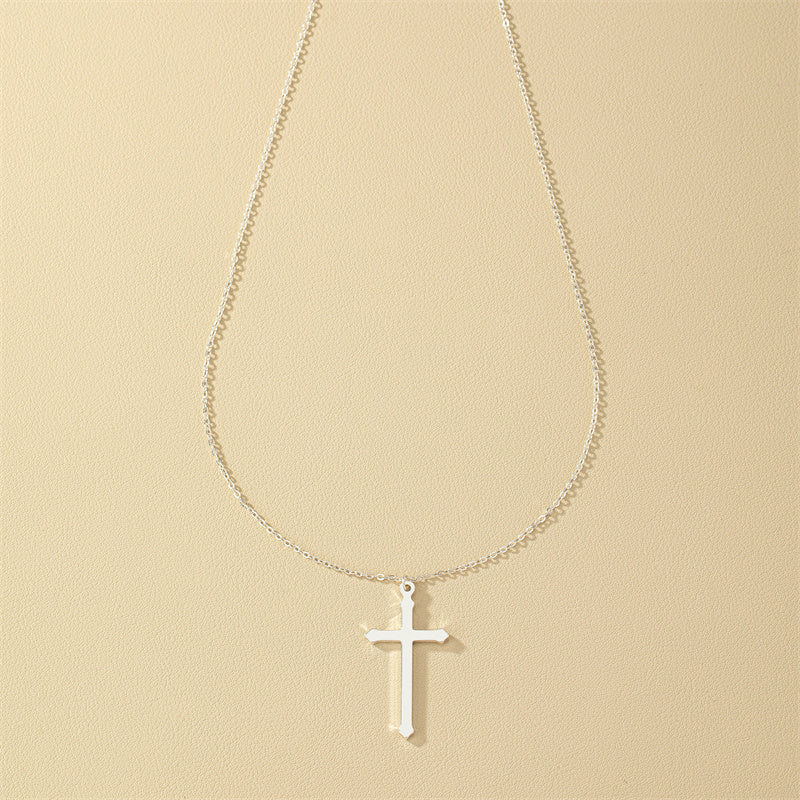 1 Piece Fashion Cross Alloy Plating Women's Pendant Necklace