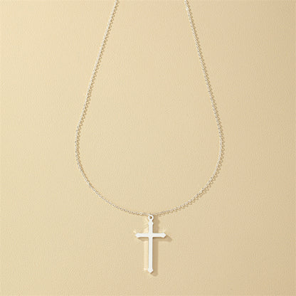 1 Piece Fashion Cross Alloy Plating Women's Pendant Necklace