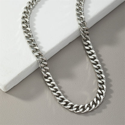 1 Piece Simple Style Solid Color Alloy Plating Women's Necklace