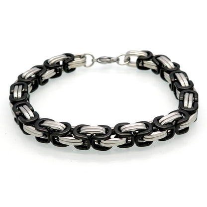 1 Piece Fashion Solid Color Titanium Steel Plating Bracelets