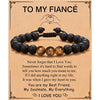 1 Piece Retro Round Tiger Eye Unisex Bracelets