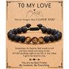 1 Piece Retro Round Tiger Eye Unisex Bracelets