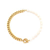 Basic Simple Style Classic Style Geometric Stainless Steel 18k Gold Plated Necklace