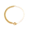 Basic Simple Style Classic Style Geometric Stainless Steel 18k Gold Plated Necklace