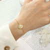 Korean Style Moon Titanium Steel Plating Bracelets Earrings Necklace