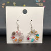 1 Pair Casual Irregular Crystal Beaded Drop Earrings