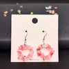 1 Pair Casual Irregular Crystal Beaded Drop Earrings