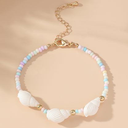 Beach Conch Beaded Plastic Women's Bracelets