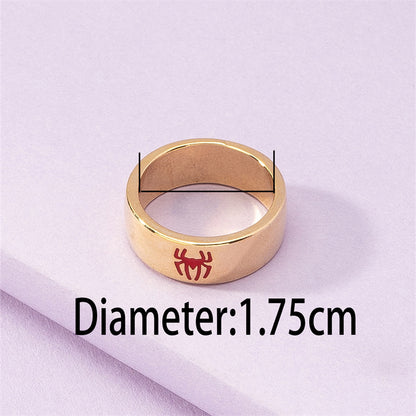 1 Piece Classic Style Spider Alloy Plating Women's Rings