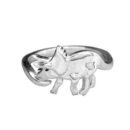 Retro Dinosaur Alloy Plating Metal Unisex Open Ring