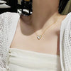 1 Piece Lady Heart Shape Titanium Steel Plating Pendant Necklace