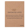 1 Piece Simple Style Infinity Alloy Plating Gold Plated Women's Pendant Necklace