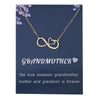 1 Piece Mama Simple Style Infinity Heart Shape Alloy Plating Hollow Out Mother's Day Women's Necklace