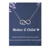 1 Piece Mama Simple Style Infinity Heart Shape Alloy Plating Hollow Out Mother's Day Women's Necklace