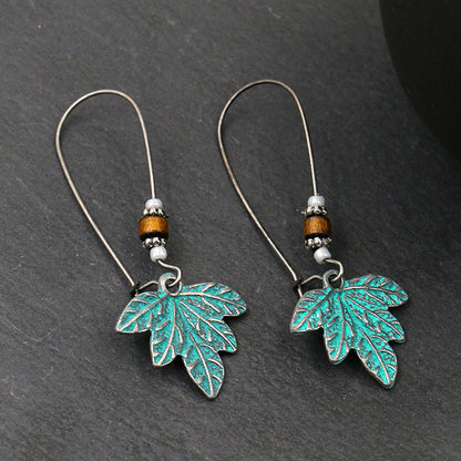 Wholesale Jewelry 1 Pair Bohemian Geometric Alloy Turquoise Drop Earrings