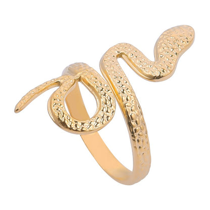 1 Piece Simple Style Snake Metal Wholesale Rings