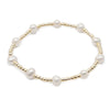 Sweet Cross Imitation Pearl Soft Clay Wholesale Bracelets