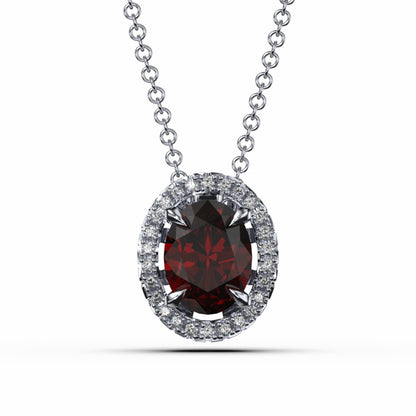 1 Piece Sweet Geometric Sterling Silver Plating Inlay Zircon Pendant Necklace