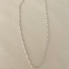 1 Piece Simple Style Solid Color Sterling Silver Plating 18k Gold Plated Necklace