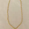 1 Piece Simple Style Solid Color Sterling Silver Plating 18k Gold Plated Necklace