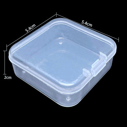 Simple Style Transparent Plastic Jewelry Boxes