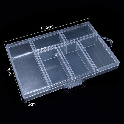 Simple Style Transparent Plastic Jewelry Boxes