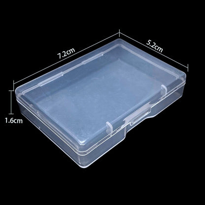 Simple Style Transparent Plastic Jewelry Boxes