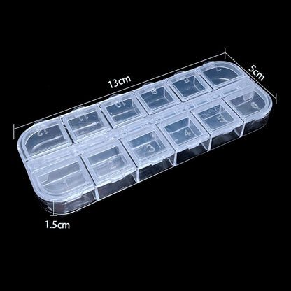 Simple Style Transparent Plastic Jewelry Boxes