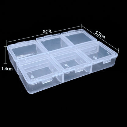 Simple Style Transparent Plastic Jewelry Boxes