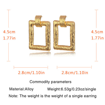 Wholesale Jewelry 1 Pair Modern Style Sun Square Moon Alloy Drop Earrings Ear Studs