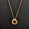 Wholesale Simple Style Circle Titanium Steel Necklace