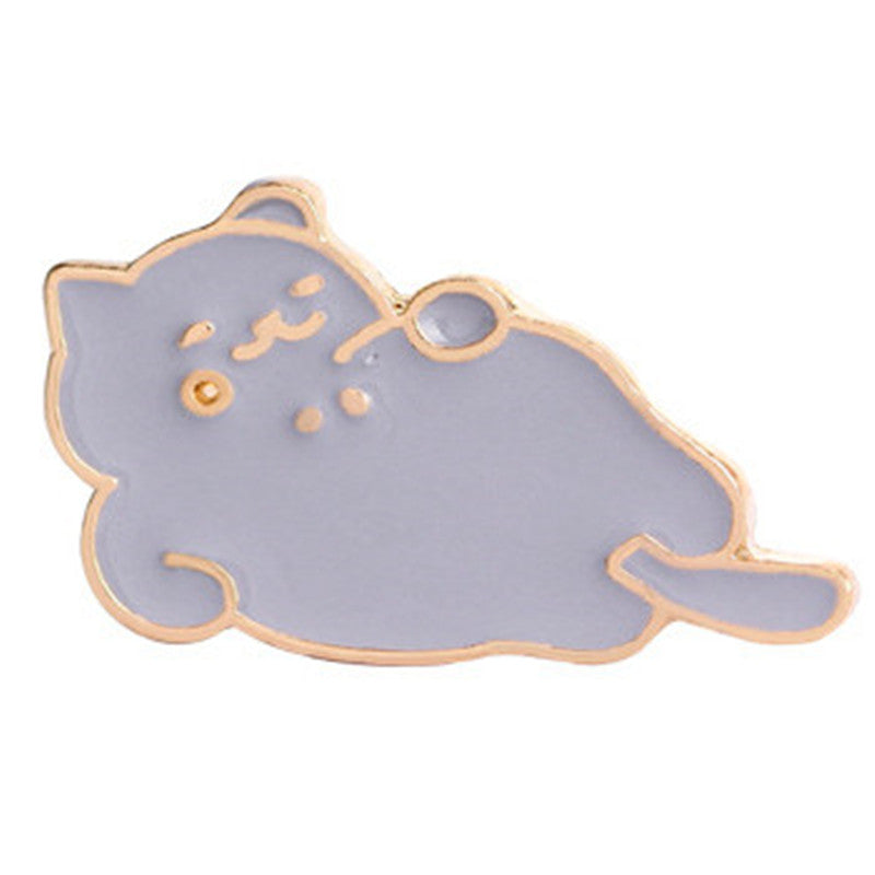 Cartoon Style Cute Cowboy Style Animal Alloy Stoving Varnish Plating Kid'S Unisex Brooches Collar Pin