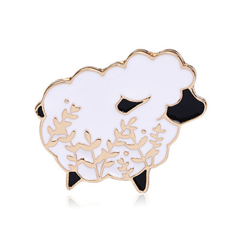 Cartoon Style Cute Cowboy Style Animal Alloy Stoving Varnish Plating Kid'S Unisex Brooches Collar Pin