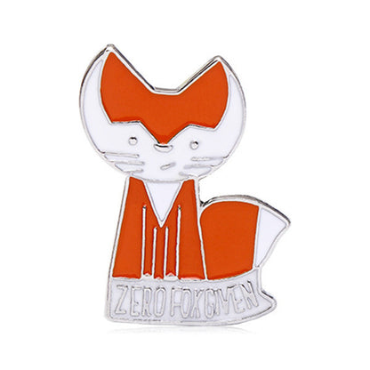 Cartoon Style Cute Cowboy Style Animal Alloy Stoving Varnish Plating Kid'S Unisex Brooches Collar Pin