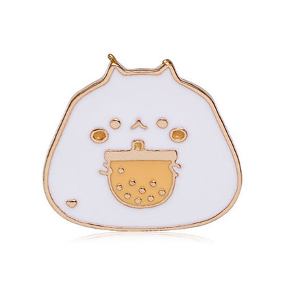 Cartoon Style Cute Cowboy Style Animal Alloy Stoving Varnish Plating Kid'S Unisex Brooches Collar Pin